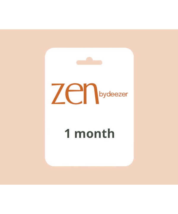 Zen By Deezer 1 Month Subscription FR Key EUROPE